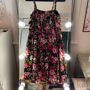 Torrid Floral Chiffon Dress size 2 (18-20)